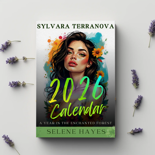 2026 Luxury Earth Goddess Art Wall Calendar | A Year in the Enchanted Forest
