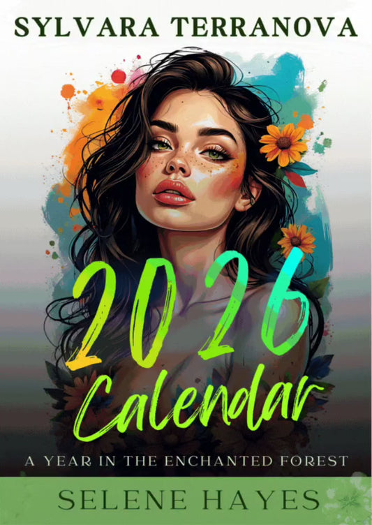 2026 Luxury Earth Goddess Art Wall Calendar | A Year in the Enchanted Forest